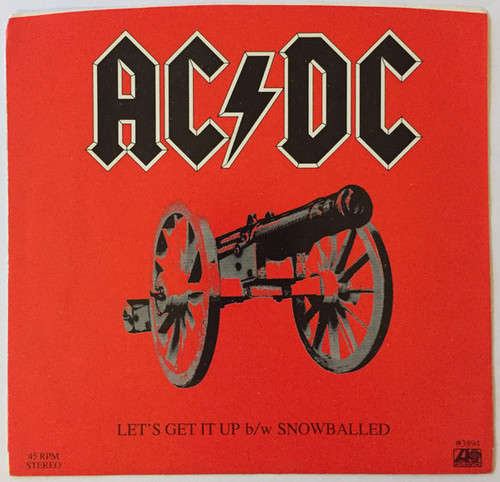 AC/DC - Let's Get It Up / Snowballed (7", Single)