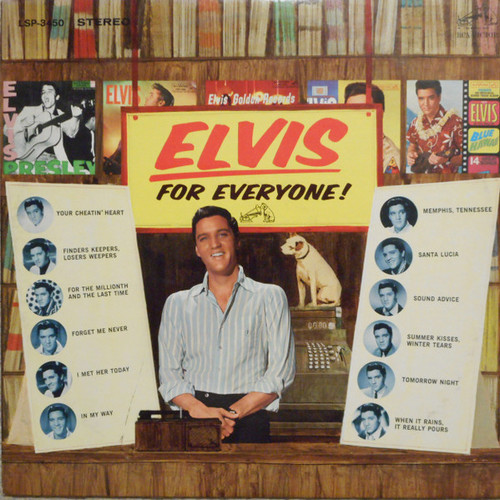 Elvis Presley - Elvis For Everyone! (LP, Album, RE)