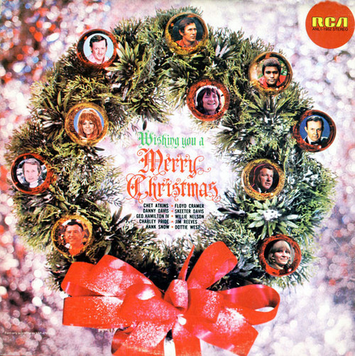 Various - Wishing You A Merry Christmas (LP, Comp, RE)