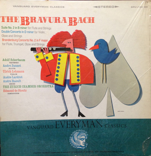 Zurich Chamber Orchestra*, Edmond De Stoutz, Adolf Scherbaum, Ulrich Lehmann, André Raoult, André Jaunet, André Lardrot - The Bravura Bach (LP, Album)
