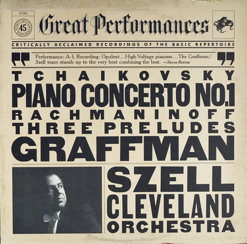 Graffman*, Szell*, Cleveland Orchestra*, Tchaikovsky*, Rachmaninoff* - Tchaikovsky: Piano Concerto No. 1 / Rachmaninoff: Three Preludes (LP, Album)_3384959613