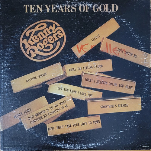 Kenny Rogers - Ten Years Of Gold (LP, Album, Comp, GRT)