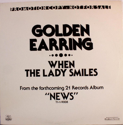 Golden Earring - When The Lady Smiles (12", Promo)