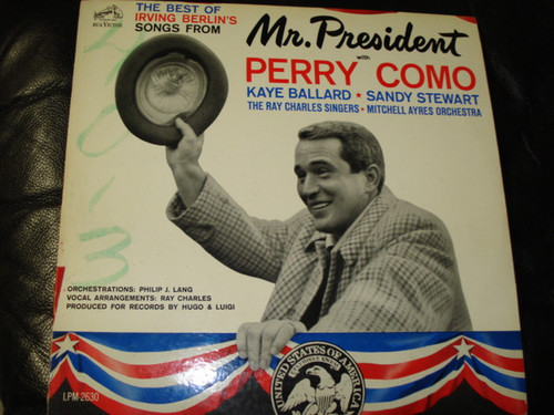 Perry Como - The Best Of Irving Berlin's Songs From 'Mr. President' (LP, Album, Mono)