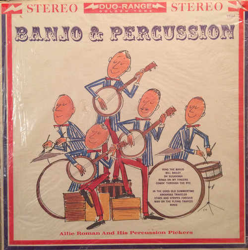 Allie Roman And His Percussion Pickers - Banjo & Percussion (LP, Album)