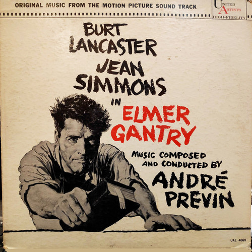 André Previn - Elmer Gantry - Original Music From The Motion Picture Sound Track (LP, Album, Mono)