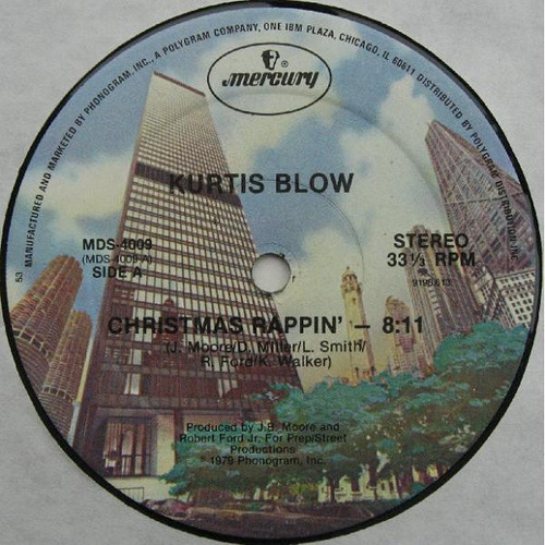 Kurtis Blow - Christmas Rappin' (12", Single, 53 )