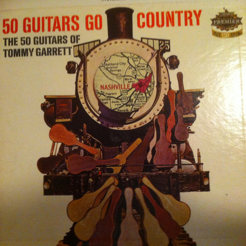 The 50 Guitars Of Tommy Garrett - 50 Guitars Go Country (LP, Gat)_3392447082