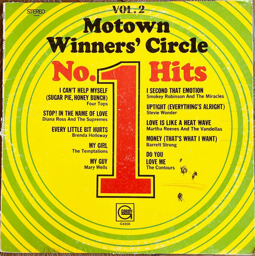 Various - Motown Winners' Circle - No. 1 Hits, Volume 2 (LP, Comp)_3392272317