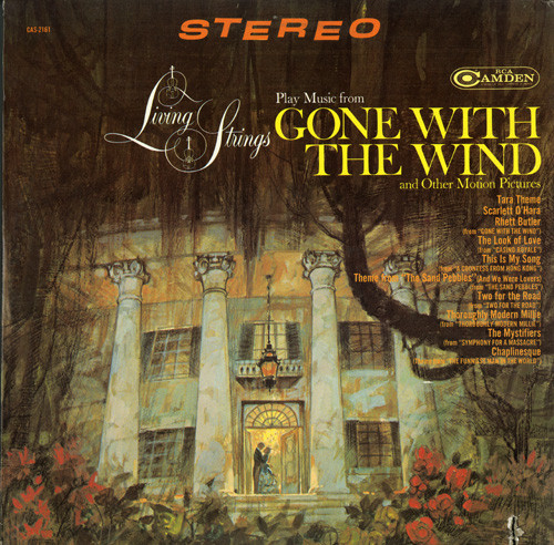 Living Strings - Living Strings Play Music From Gone With The Wind And Other Motion Pictures (LP, Ind)