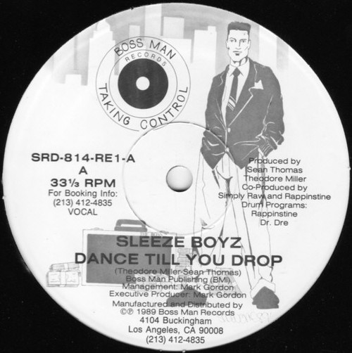 Sleeze Boyz - Dance Till You Drop (12")