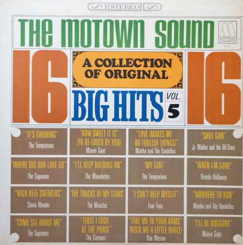 Various - The Motown Sound - 16 Big Hits Vol 5 (LP, Comp, Ind)_3403732356