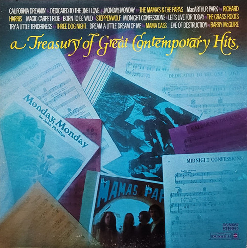 Various - A Treasury Of Great Contemporary Hits (LP, Album, Comp, Pit)