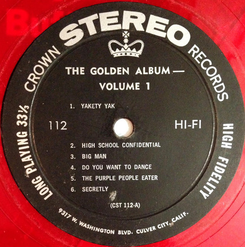 Various - The Golden Album  Volume 1 (LP, Comp, Red)