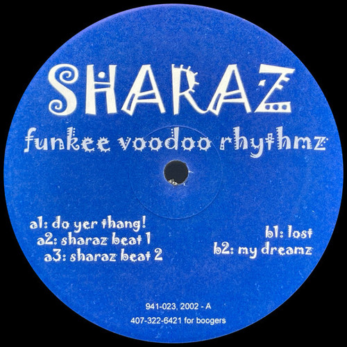 Sharaz* - Funkee Voodoo Rhythmz (12")