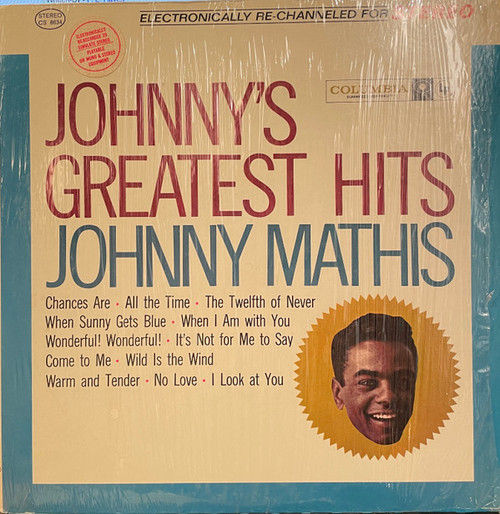 Johnny Mathis - Johnny's Greatest Hits (LP, Comp, San)_3410632353