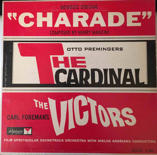 Niklos Andriano, Film Spectacular Soundtrack Orchestra - Music From Charade, The Cardinal, The Victors (LP, Album, Mono)_3410092869