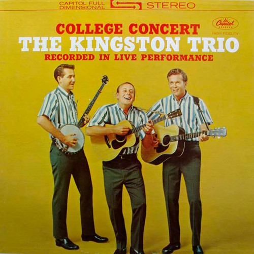 The Kingston Trio* - College Concert (LP, Album, Scr)_3412213071