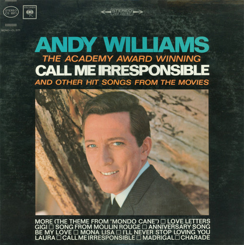 Andy Williams - The Academy Award Winning Call Me Irresponsible And Other Hit Songs From The Movies (LP, Album)_3411795288