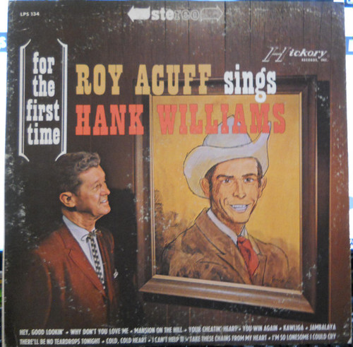Roy Acuff - Roy Acuff Sings Hank Williams (LP, Album, Ter)