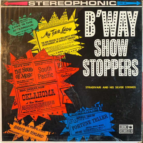 Santiago And His Silver Strings - Broadway Show Stoppers (LP, Album)