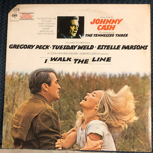 Johnny Cash Accompanied By The Tennessee Three - I Walk The Line (Original Soundtrack Recording) (LP, Album, Ter)_3421336425