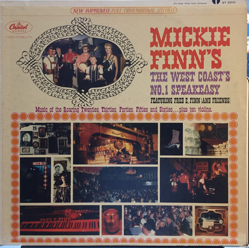 Fred E. Finn - Mickie Finn's - The West Coast's No. 1 Speakeasy (LP, Album)