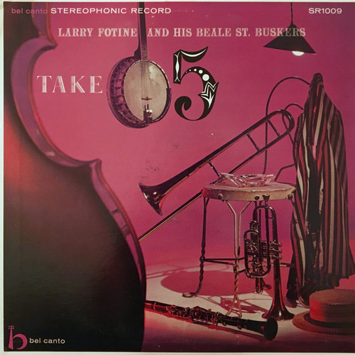 Larry Fotine And His Beale St. Buskers - Take 5 (LP, Blu)_3421254258