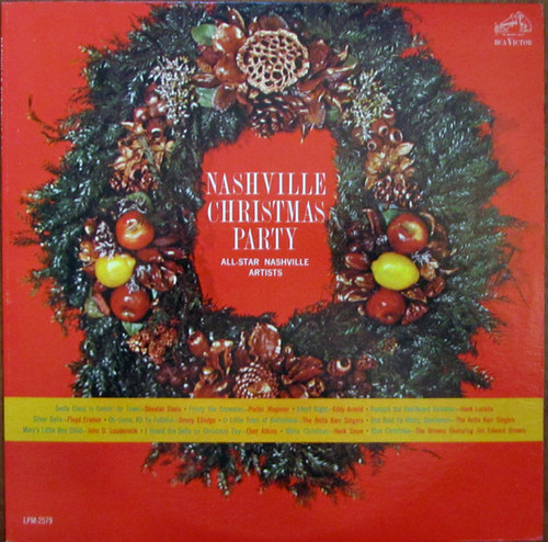 Various - Nashville Christmas Party (LP, Album, Comp, Mono)