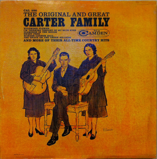 The Carter Family - The Original And Great Carter Family (LP, Album, Comp, Mono, RE, Roc)