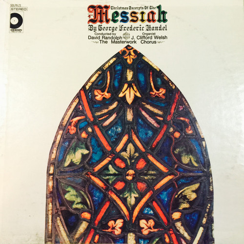 George Frederik Handel*, The Masterwork Chorus, J. Clifford Welsh, David Randolph* - Christmas Excerpts Of The Messiah (LP, Album)