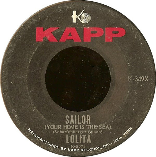 Lolita (3) - Sailor (Your Home Is The Sea) / La Luna (Quando La Luna) (7", Single, Roc)