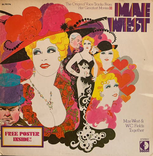 Mae West - The Original Voice Tracks From Her Greatest Movies (LP, Album, Gat)
