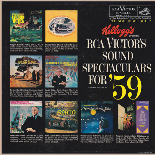 Various - RCA Victor's Sound Spectacular For '59 (LP, Comp)