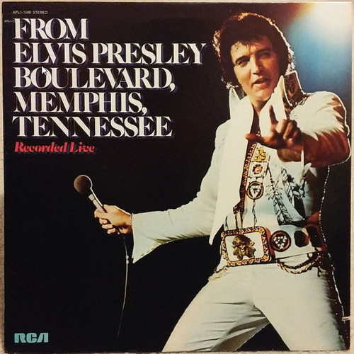Elvis Presley - From Elvis Presley Boulevard, Memphis, Tennessee (LP, Album, RE, Bla)_3437699481