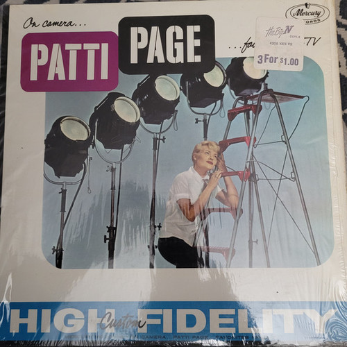 Patti Page - On Camera…Patti Page…Favorites From TV (LP, Album, Mono)