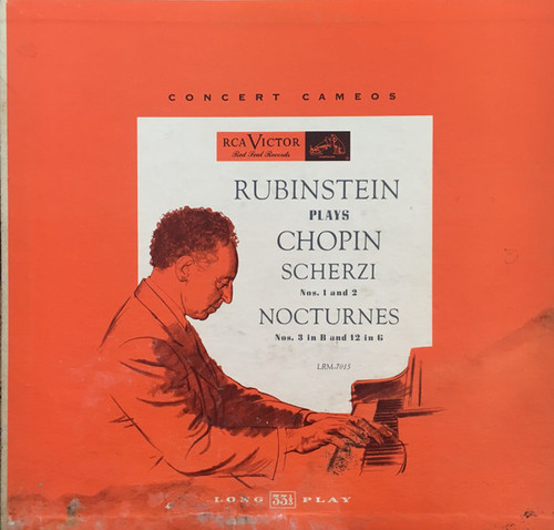 Frédéric Chopin, Arthur Rubinstein - Rubinsetein Plays Chopin (10", Mono)