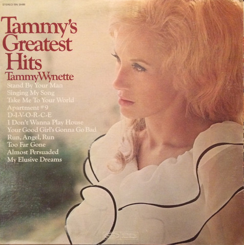 Tammy Wynette - Tammy's Greatest Hits (LP, Comp, RE, Blu)