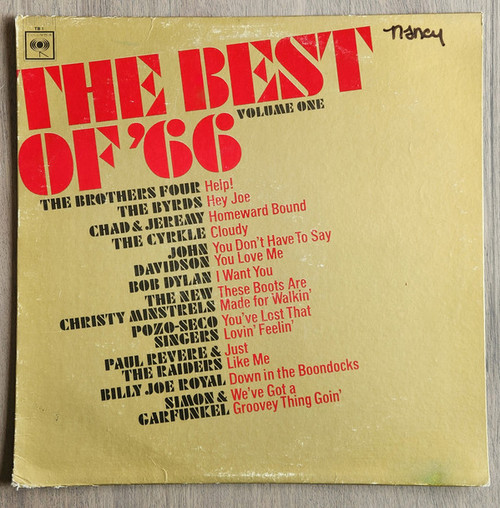 Various - The Best Of '66 Volume One (LP, Comp, Mono, San)