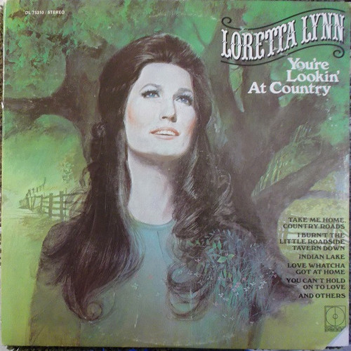 Loretta Lynn - You're Lookin' At Country (LP, Album, Glo)