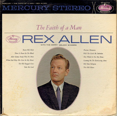 Rex Allen - The Faith of a Man (LP, Album)