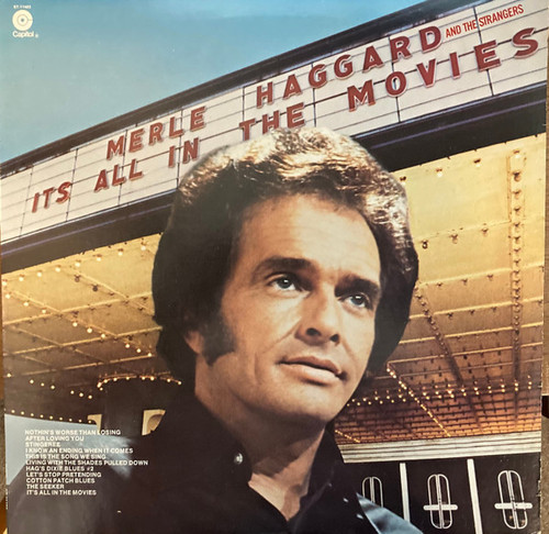 Merle Haggard And The Strangers (5) - It's All In The Movies (LP, Win)