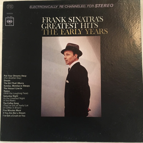 Frank Sinatra - Frank Sinatra's Greatest Hits The Early Years (LP, Comp, RE)