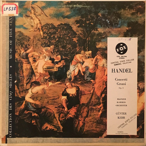 Georg Friedrich Händel - Mainzer Kammerorchester, Günter Kehr - Six Concerti Grossi (LP)