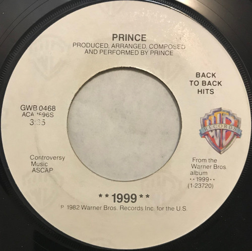 Prince - 1999 / Little Red Corvette (7", Single, RE, Jac)