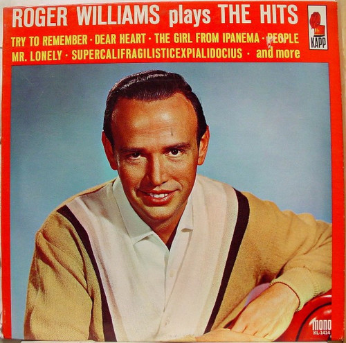 Roger Williams (2) - Roger Williams Plays The Hits (LP)_3483957102