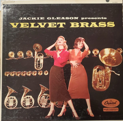 Jackie Gleason - Velvet Brass (LP, Album, Mono, RE, Scr)