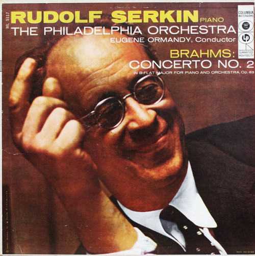 Brahms* / Rudolf Serkin, The Philadelphia Orchestra, Eugene Ormandy - Concerto No. 2 In B-Flat For Piano And Orchestra, Op. 83 (LP, Mono)_3497656847