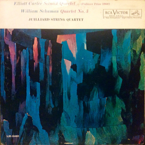 Elliott Carter / William Schuman, Juilliard String Quartet - Second Quartet / Quartet No. 3 (LP, Mono)