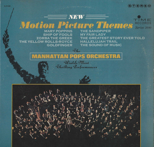 The Manhattan Pops Orchestra - New Motion Picture Themes (LP, Album)